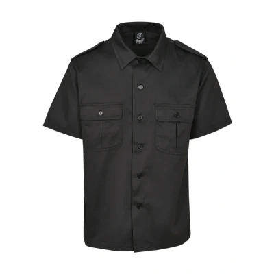 Image of Brandit Herren US HEMD Shirt, Men&#039;s, Size: 7XL, Black