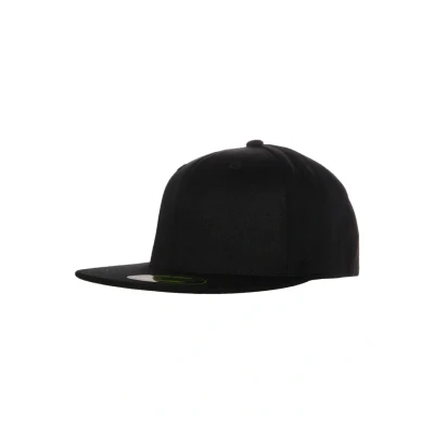 Image of Flexfit Premium Fitted Cap, Size: L/XL, Black