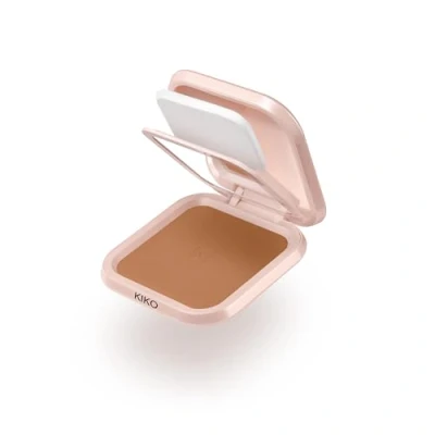 Image of KIKO Milano Skin Lover Refining Face Powder Foundation 12g (Various Shades) 09 Rich Caramel