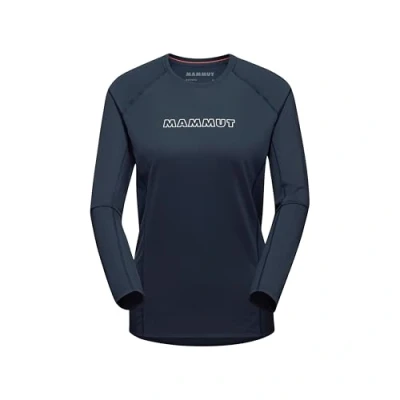 Image of Mammut Selun LOGO Long sleeved top, Women&#039;s, Size: Medium, Marine