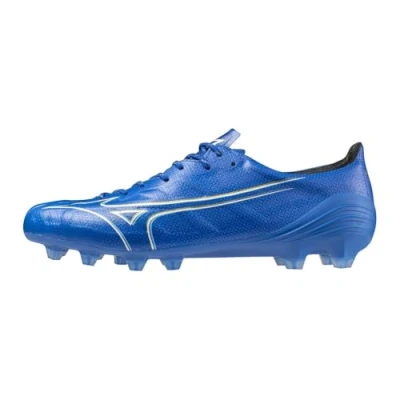 Image of MIZUNO Αlpha JAPAN Football Shoes Laser blue/white/gold Women/Men Size 9,5