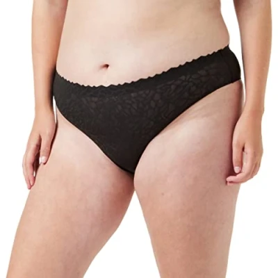 Image of Sloggi FEEL Brazil Panty Briefs, Women&#039;s, Size: Small, Black