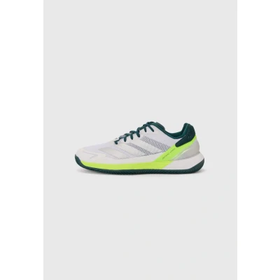 Image of adidas Performance Defiant Speed Clay court tennis shoes, Men&#039;s, Size: 11, White/aurora ivy/ white shoes