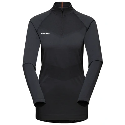 Image of Mammut Trift HALF ZIP Longsleeve Women Long sleeved top, Women&#039;s, Size: XL, Black