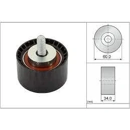 Image of Deflection/Guide Pulley, timing belt INA 532 0888 10