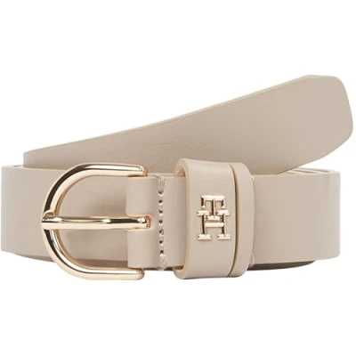 Image of Tommy Hilfiger Essential Effortless Belt, Women&#039;s, Size: 30, Khaki