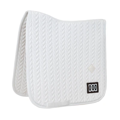 Image of Kentucky Fishbone Competition Dressage Saddle Pad with 2 Numbers