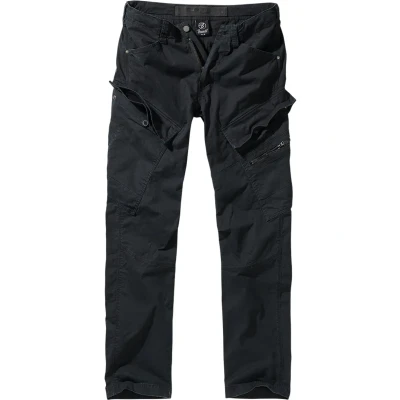 Image of Brandit Adven SLIM FIT Cargo trousers, Men&#039;s, Size: Large, Black