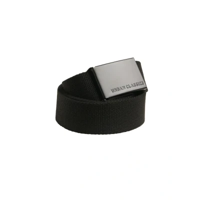 Image of Urban Classics Canvas Belt, Black, One Size