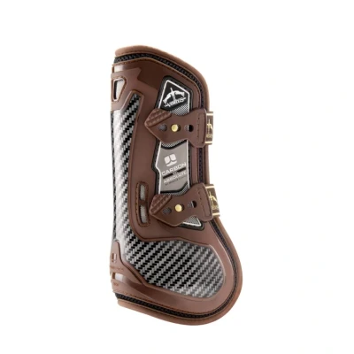 Image of Veredus Carbon Gel Absolute Fetlock Boots Brown Full Size Horse Riding Equestrian