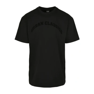 Image of Urban Classics Oversized GATE TEE Print Tshirt, Men&#039;s, Size: XXL, Black