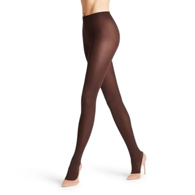 Image of Falke Touch Tights, Women&#039;s, Size: Medium, Cigar