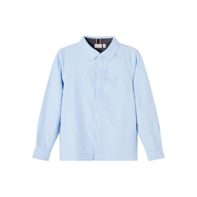 Image of NAME IT Men&#039;s Nkmnewsa Ls Shirt Noos, Blue, 7 9 Years