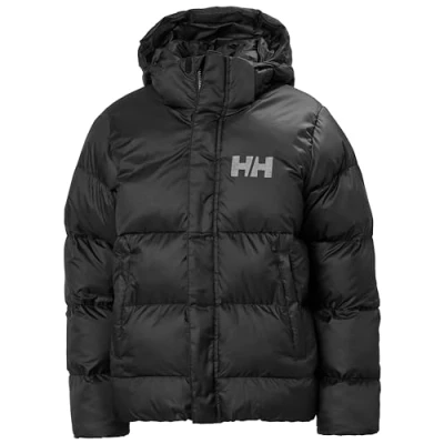 Image of Helly Hansen Vision Puffy Winter jacket for kids, Size: 8, Black