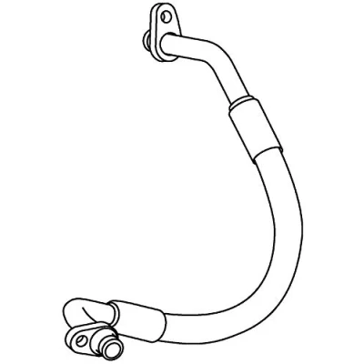 Image of High Pressure Line, air conditioning MAHLE ORIGINAL AP 100 000P