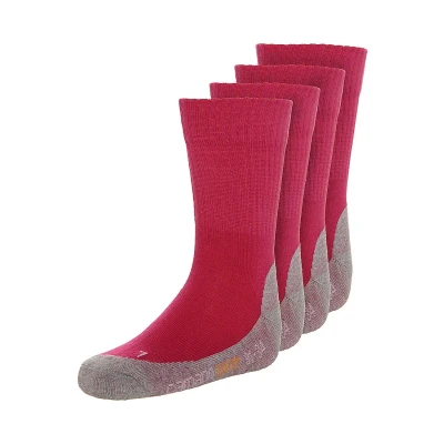 Image of camano 4 PACK Socks for kids, Size: 6 8.5(K), Fuchsia