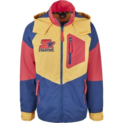 Image of Starter Multicolored LOGO Summer jacket, Men&#039;s, Size: Small, Red/blue/yellow