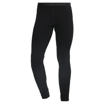 Image of Icebreaker 100% Merino 260 TECH Thermo Leggings Base Layer Black/monsoon layer, Men&#039;s, Size: Medium,