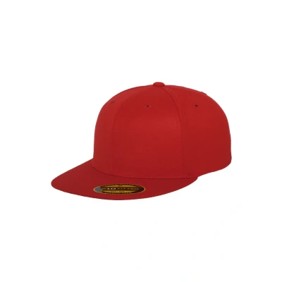 Image of Flexfit Premium Fitted Cap, Size: S/M, Red