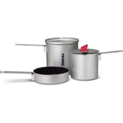 Image of Primus Unisex Adult Essential Trek Pot Series, Silver, 1.0L + 0.6L