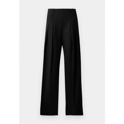Image of Victoria Beckham HIGH Waist Cinch Trouser Trousers, Women&#039;s, Size: 6, Black