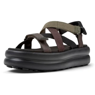 Image of Camper Flota UP Platform sandals, Women&#039;s, Size: 5, Black Polyester