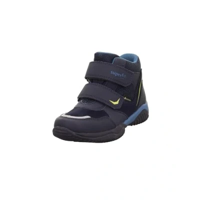 Image of Superfit Storm Hightop trainers for kids, Size: 11K, Blau/gelb Leather and textile