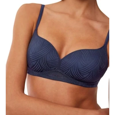Image of Triumph Delightful Spotlight Triangle bra, Women&#039;s, Size: 38DD, Dark blue