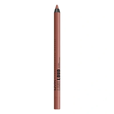 Image of NYX Professional Makeup Longwear Line Loud Matte Lip Liner 11ml (Various Shades) Ambition Statement