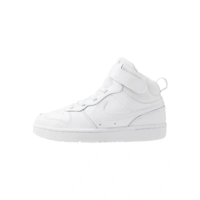 Image of Nike Sportswear Court Borough MID 2 (PS) Hightop trainers for kids, Size: 2, White Leather and textile