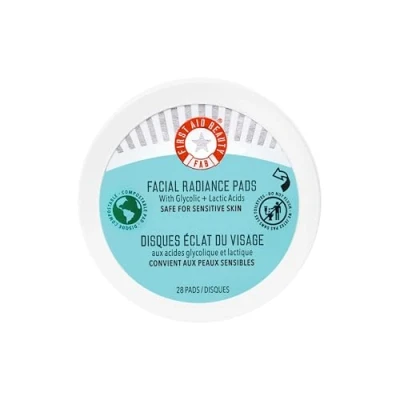 Image of First Aid Beauty Facial Radiance Pads with Glycolic and Lactic Acids Travel Size
