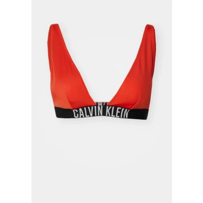 Image of Calvin Klein Swimwear Bralette Bikini top, Women&#039;s, Size: XS, Flaming chili