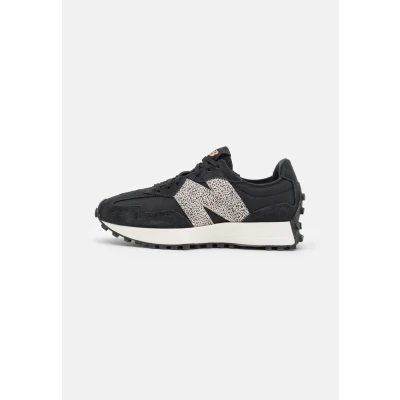 Image of New Balance WS327 Trainers, Size: 4, Black Leather and textile