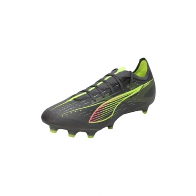 Image of Puma Ultra 5 Match Moulded stud football boots, Men&#039;s, Size: 39, Matte aged silver/yellow alert/aged silver shoes