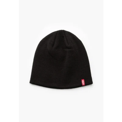 Image of Levi&#039;s Men&#039;s Otis Beanie, Black (Regular 59), L XL