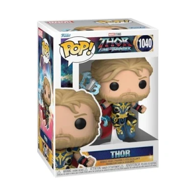 Image of Funko Pop! Marvel: Thor: Love and Thunder Thor Vinyl Collectible Figure Gift Idea Official Merchandise Toy for Children Adults Movies Fans Model Collectors Display