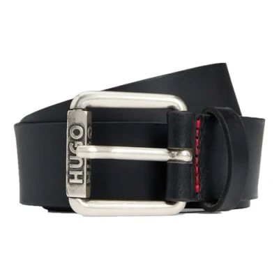 Image of HUGO Grimm Belt, Men&#039;s, Size: 34, Black