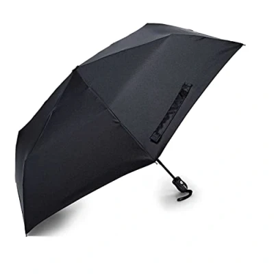 Image of Samsonite Compact Auto Open Close, Black, One Size, Open/Close Umbrella