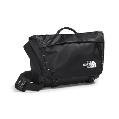 Image of The North Face BASE CAMP Voyager Messenger BAG Unisex Across body bag, Size: One Size, Black/white