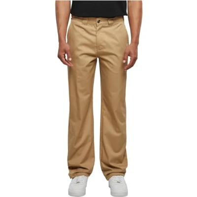 Image of Urban Classics Accessoires Workwear Chinos, Men&#039;s, Size: 42, Unionbeige