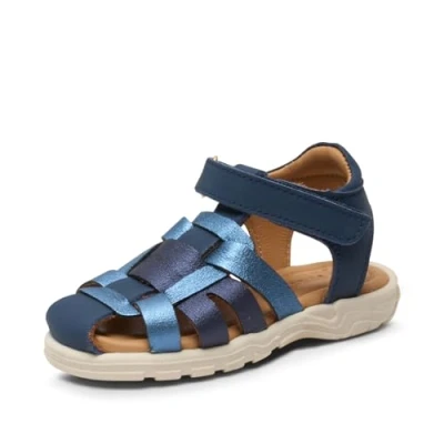 Image of Bisgaard Freja Sandals for kids, Size: 10.5K, Royal blue Leather