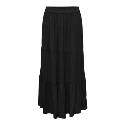 Image of ONLY Onlmikka LIFE LONG Skirt Pleated skirt, Women&#039;s, Size: XS, Black