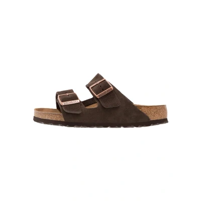 Image of Birkenstock Classic Arizona Birko Flor Unisex Adult Mules, Brown Marron Mocha Mocha, 42 EU