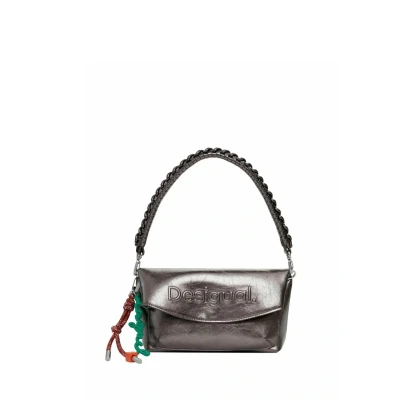Image of Desigual Medium FLAP WITH 3D LOGO Handbag, Women&#039;s, Size: One Size, Material finishes