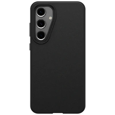 Image of OtterBox React Plastic Back Cover Black Samsung Galaxy S24 FE