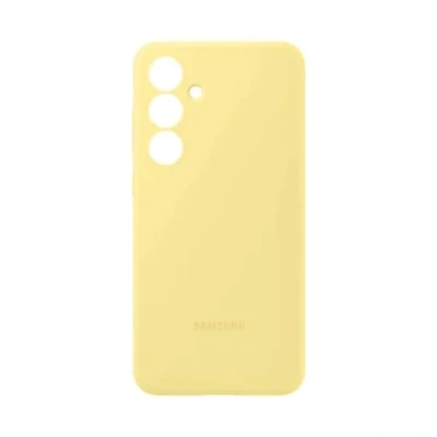 Image of Samsung Silicone Back Cover Yellow Galaxy S24 FE