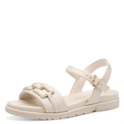 Image of Marco Tozzi Sandals, Women&#039;s, Size: 7, Cream shoes