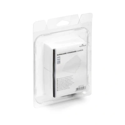 Image of Durable 891502 Duracard Standard Cards, 100 Refill Pack for ID 300, (54 x 86 mm), 0.76 mm Thick PVC, White