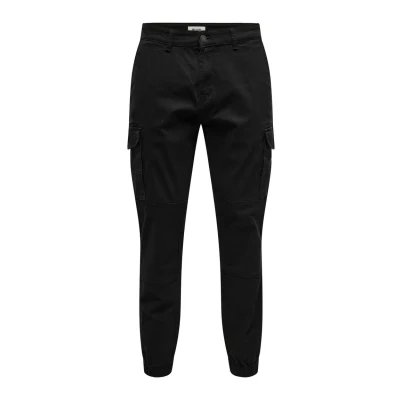 Image of Only &amp; Sons Men&#039;s Pants, Black, 34W / 34L