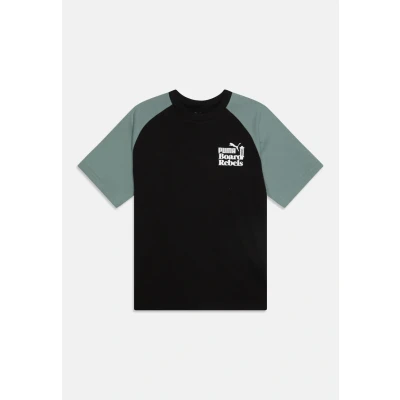 Image of Puma Graphic TEE Unisex Print Tshirt for kids, Size: 16y (15 16y), Black